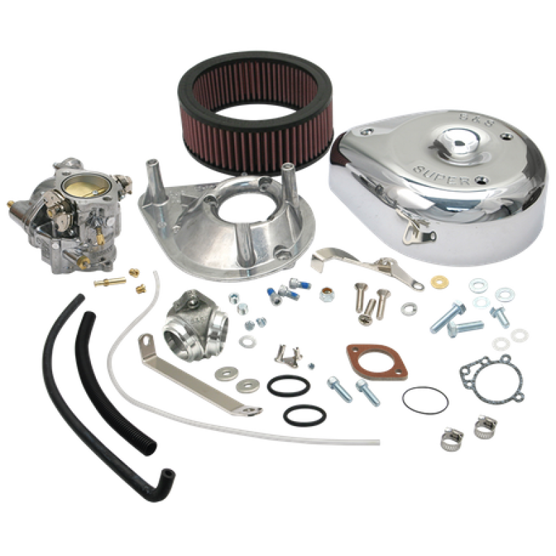 S&S Cycle 11-0404 Super E Carburetor Kit for Harley Davidson XLH Models