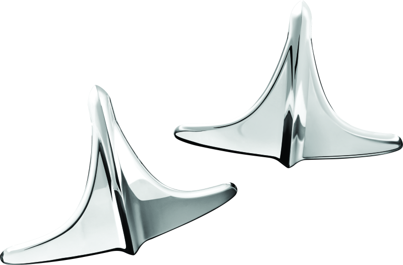 Kuryakyn Rear Fender Accents Leading Edge Chrome for Harley Davidson Trikes - Part 7217