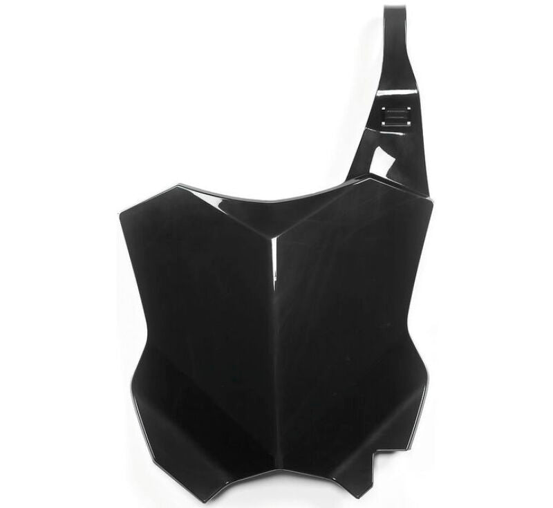Acerbis Kawasaki KX Series Front Number Plate - Black (Part #2449390001)