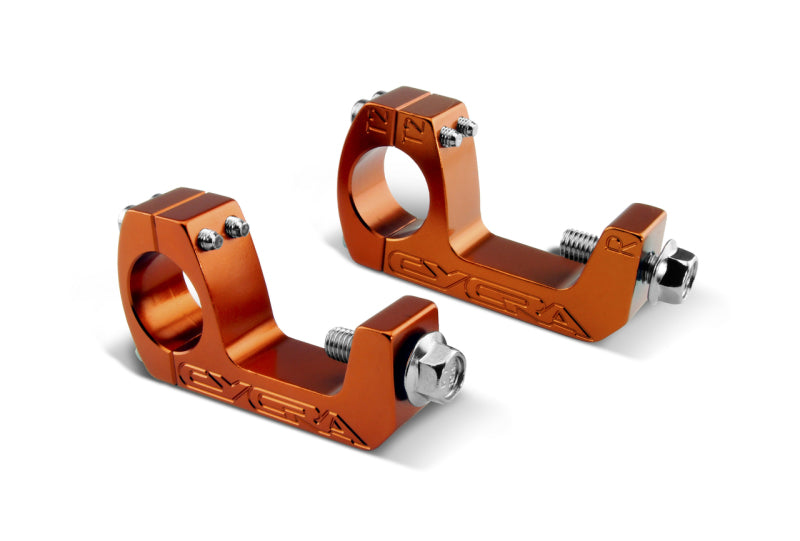 Cycra 08+ Pro Taper, Renthal Taper, and Neken Handlebar U Clamp - Orange