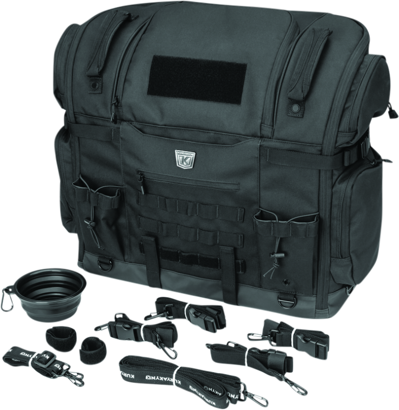 Kuryakyn Pet Palace Titan Motorcycle Carrier for Touring Seat – Weather-Resistant and Heat-Reducing Pet Crate