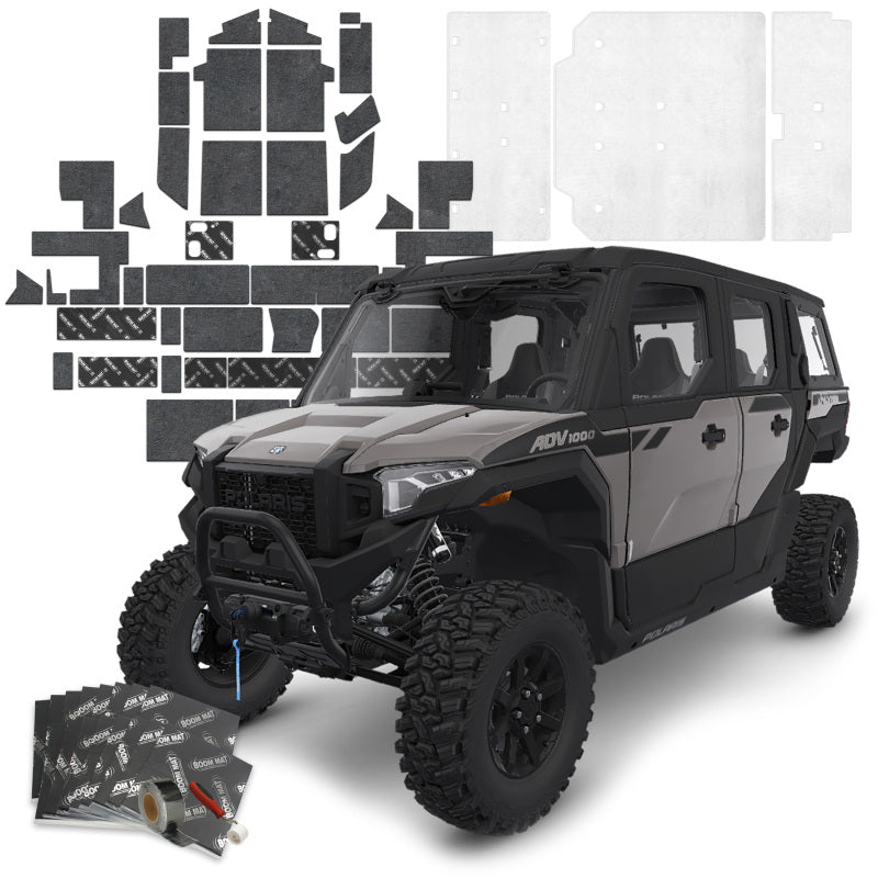 DEI Polaris Xpedition ADV 4-Door Sound Control Kit – Improved Cabin Noise Reduction and Vibration Dampening
