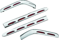 Kuryakyn LED Saddlebag Molding Set for Honda Gold Wing 2001-2010 – Chrome, Part #3202