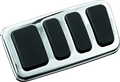 Kuryakyn ISO Brake Pedal Pad Longhorn Chrome Part 4456 for Powersports Vehicles