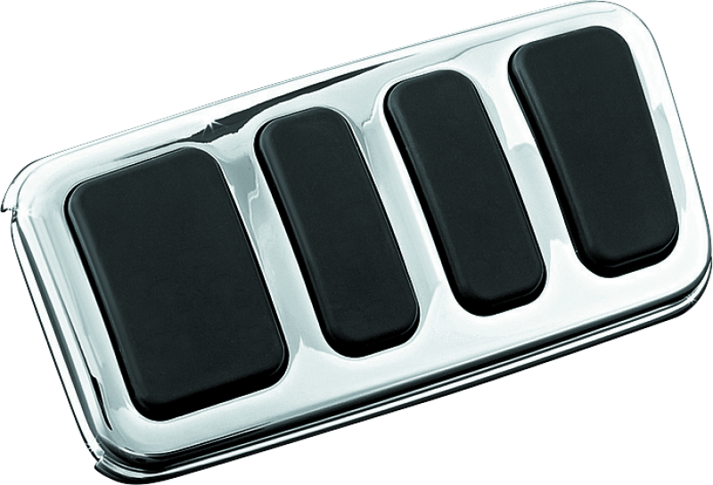 Kuryakyn ISO Brake Pedal Pad Longhorn Chrome Part 4456 for Powersports Vehicles