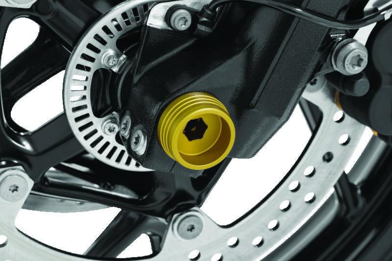 Kuryakyn Lodestar Front Axle Slider Gold for BMW R1200R, F800R, R1200RS, S1000XR