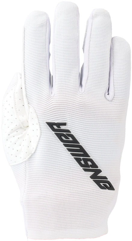 Answer Aerlite Youth Gloves White/Black Logo - Extra Small