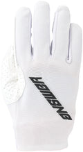 Answer Aerlite Youth Gloves White/Black Logo – Lightweight PowerSports Gloves for Optimal Comfort and Mobility