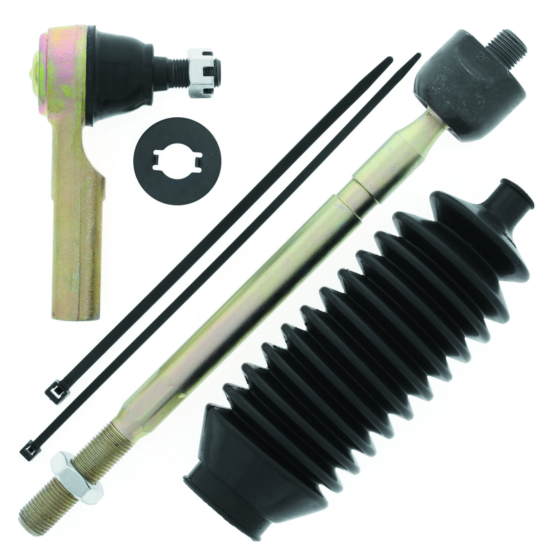 QuadBoss KRF750 Teryx 4x4 Steering Rack Tie Rod Assembly Kit - Right Inner & Outer