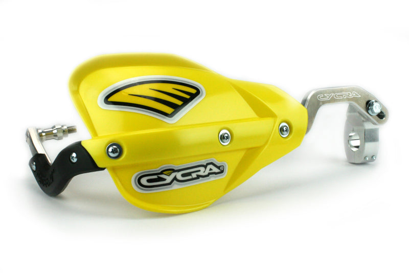 Cycra CRM Racer Pack 7/8 in. Handguards with Powergrip Alloy Bar Ends - Yellow