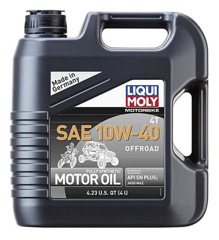 LIQUI MOLY 4L Offroad 4-Stroke 10W40 Synthetic Motor Oil for Powersports