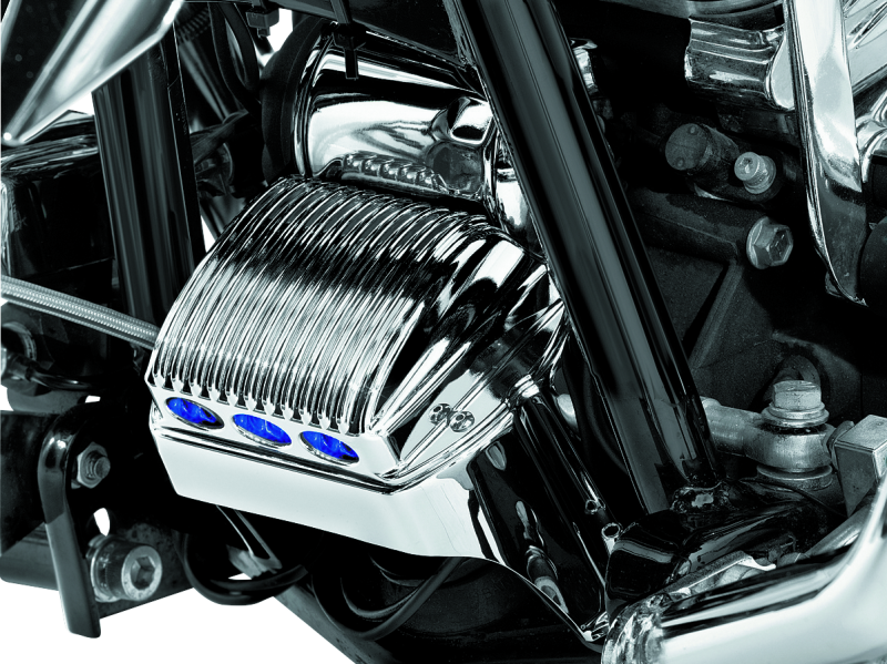 Kuryakyn Regulator Cover 97-11 Touring Chrome for Harley Davidson Motorcycles