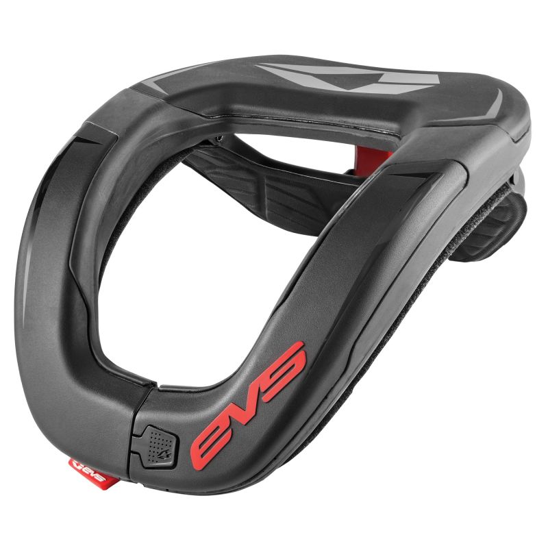 EVS R4 Race Collar Black for Adults – Lightweight Neck and Collarbone Protection