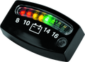Kuryakyn LED Battery Gauge Universal Black Part 4218 for Powersports Vehicles