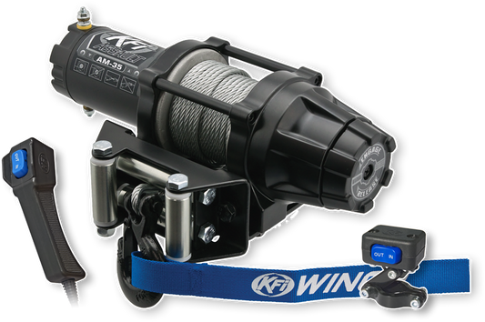 KFI 3500LB STEEL CABLE ASSUALT SERIES WINCH