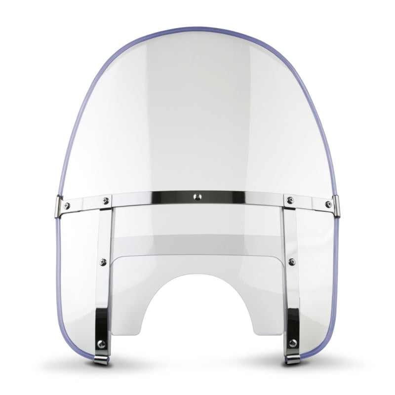National Cycle Heavy Duty Beaded Round Top Windshield for Cruisers - Clear, Part N2230