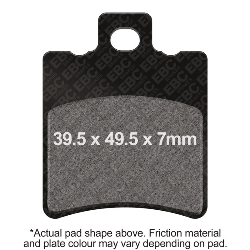 EBC Powersports SFA193HH Sintered Brake Pads for Yamaha CW 50 BWS (1998-1999) Front Left