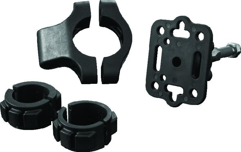Kuryakyn Handlebar Accessory Mount for 7/8 to 1-1/4 Inch Bars - Black