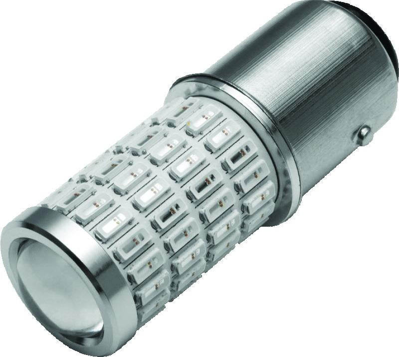Kuryakyn 1157 LED Bulb Red/Red – Dual Function Brake and Turn Signal Light Replacement
