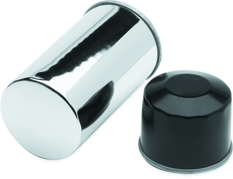 Twin Power Twin Cam and M8 Black Oil Filter - Replaces H-D 63731-99A with Backflow Valve