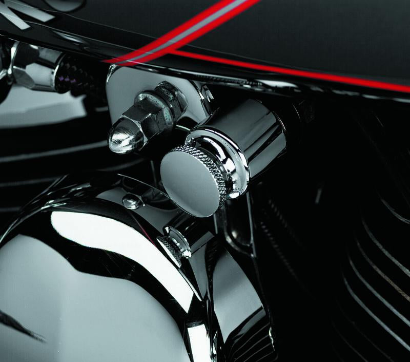 Kuryakyn Marquis Choke Knob Cover Chrome for Harley-Davidson XL and Big Twin Models