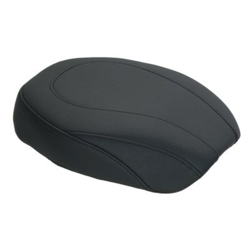 Mustang Motorcycle Wide Tripper Forward Passenger Seat for Harley Dyna Models (2006-2017) - Black