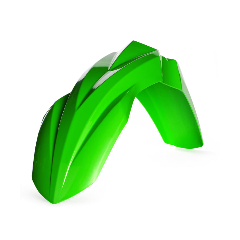 Acerbis Kawasaki KX Series Front Fender - Green for 2018-2024 Models