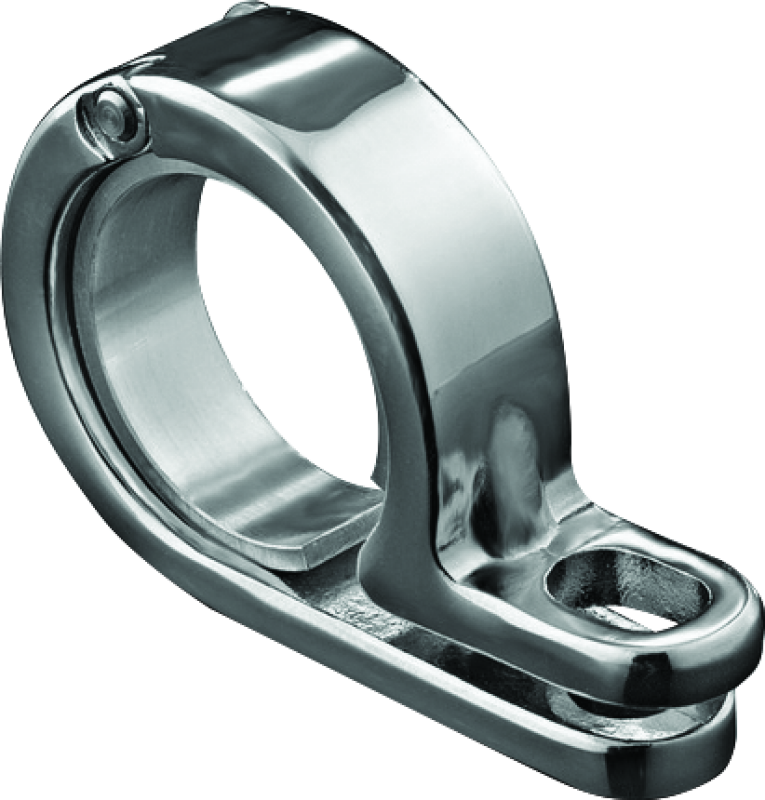 Kuryakyn P-Clamp 1-3/8 inch to 1-1/2 inch Chrome Mounting Clamp Part #4019