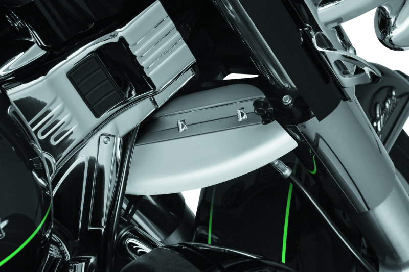 Kuryakyn Lower Triple Tree Wind Deflector Chrome for Harley Davidson Touring Models Part 1804