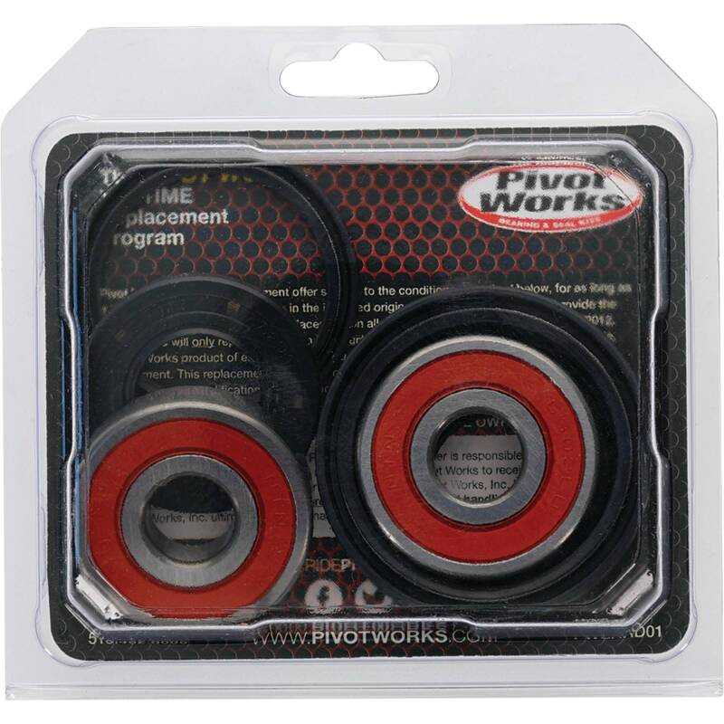 Pivot Works Premium Wheel Bearing Kit for Yamaha RD and Kawasaki KX Models - Part #25-1311-P