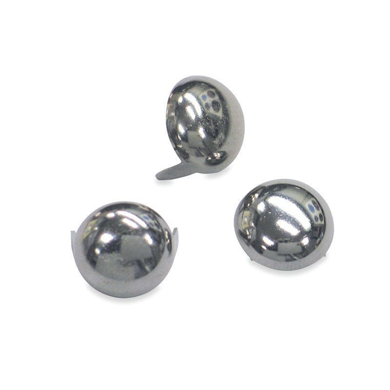 Mustang Motorcycle 78079 Chrome Seat Studs - 12.5mm Pack of 20