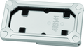 Kuryakyn Nova Side Mount License Plate Frame for Harley Davidson - Gloss Chrome (Part #3141)