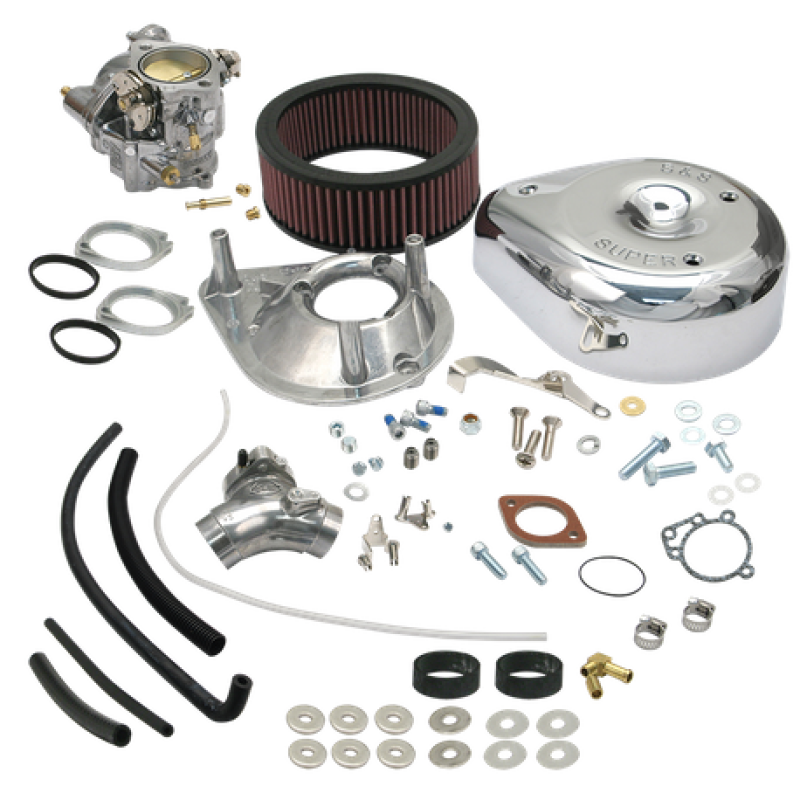 S&S Cycle 11-0407 Super E Carburetor Kit for Harley Davidson 1984-1992 BT Models