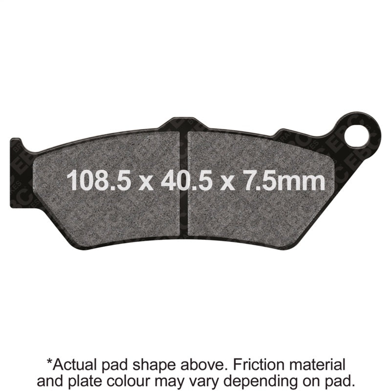 EBC Powersports Double-H Sintered HH Brake Pads for BMW R1200GS and Harley-Davidson XG 500