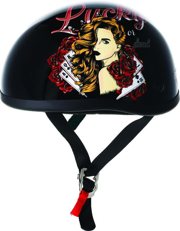 Bikers Choice Skid Lids Lucky Lady Original Helmet - XS