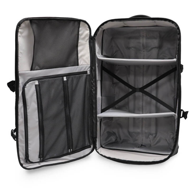 USWE Buddy Athlete Gear Trolley Bag 100L – Durable Lightweight Travel Companion in Black/Red