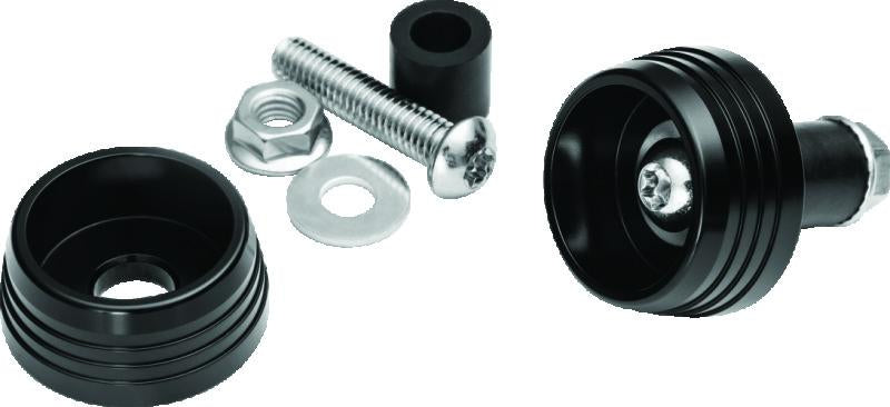 Kuryakyn Lodestar Axle Sliders for BMW R1200GS and R1200RT – Black