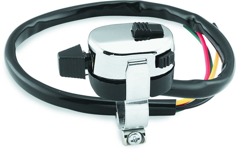 TwinPower Custom Handlebar Switch with 3-Way Headlamp Dimmer and Horn Button for Harley XL and Big Twin