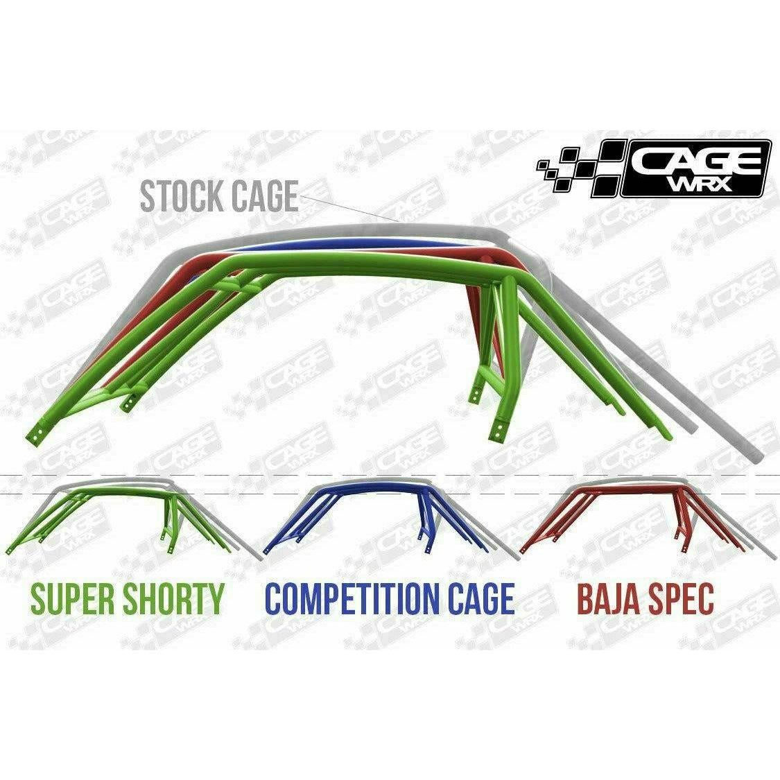Polaris RZR (2019-2023) Raw Assembled Baja Spec Cage with Roof