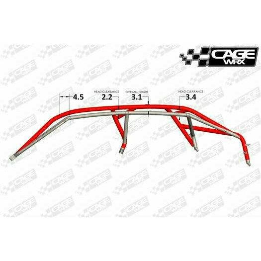 Polaris RZR Pro R 4 Raw Assembled Super Shorty Cage with Roof
