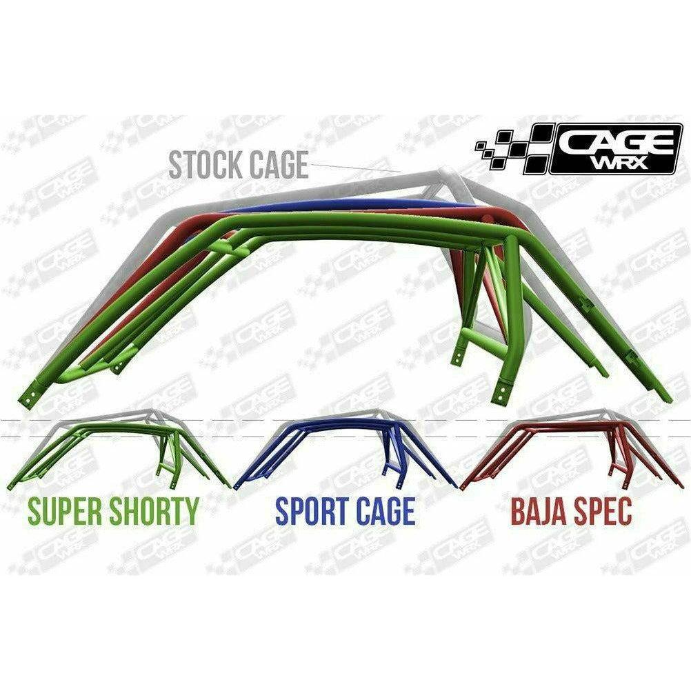 Polaris RZR (2014-2018) Raw Assembled Super Shorty Cage with Roof