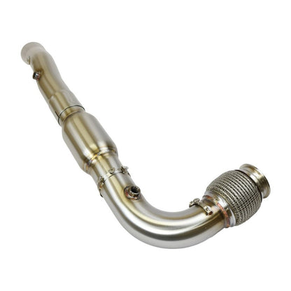 Can Am X3 3" Bazooka Race Pipe with Bullet Muffler Exhaust