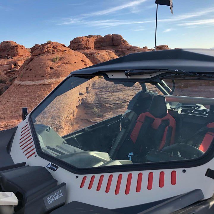 Can Am X3 Vented Glass Windshield 2.0