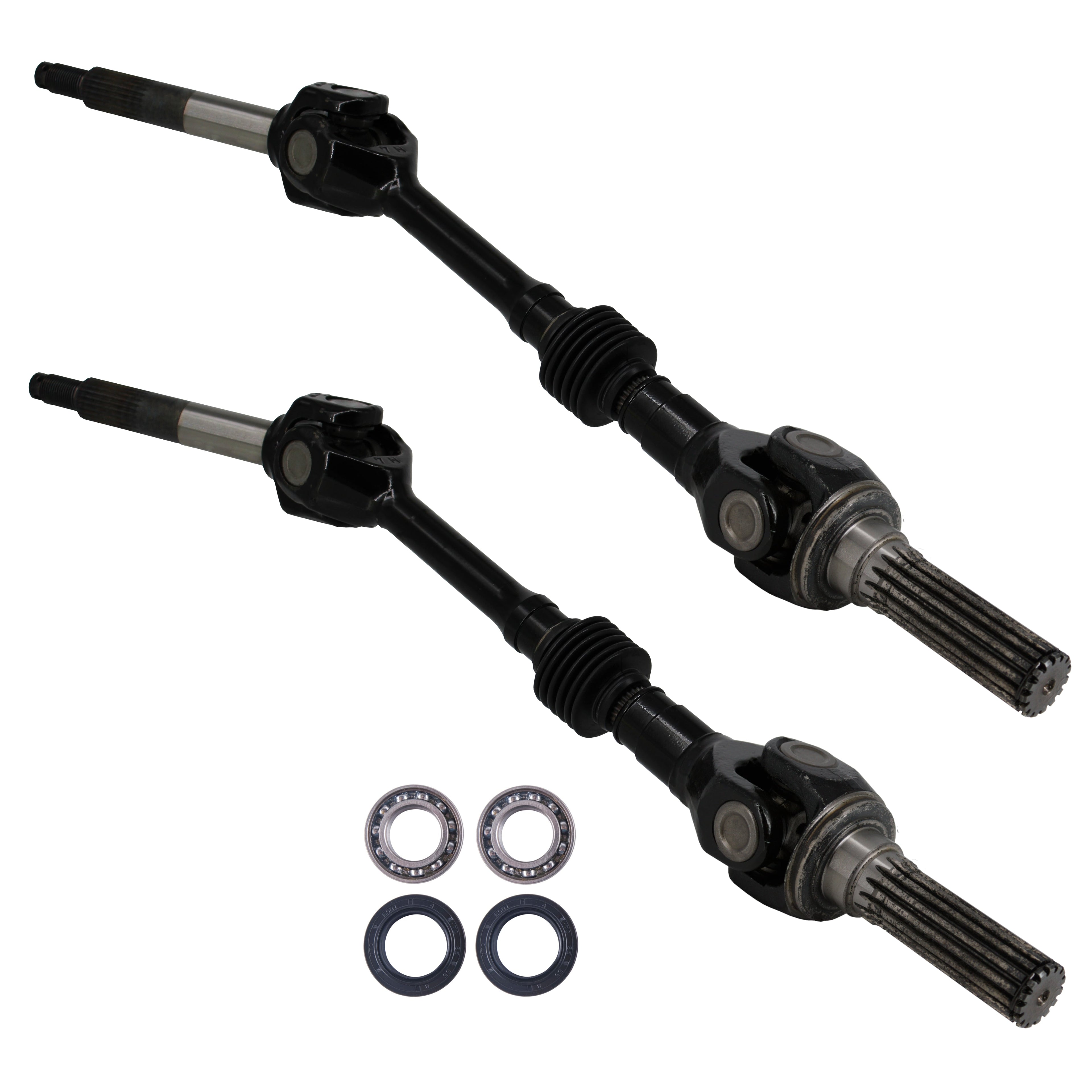 Suzuki QUV 620 rear axles & axle bearings set K3915-81119 K3915-81120