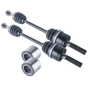 Kawasaki Teryx Rear Cv Axles & Wheel Bearings Set 750 2 Seater