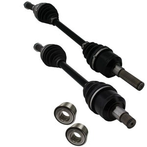 Kawasaki Mule Pro Rear Cv Axles & Wheel Bearings Set 59266-0710