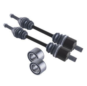 Polaris Sportsman Front Cv Axles & Wheel Bearings Set