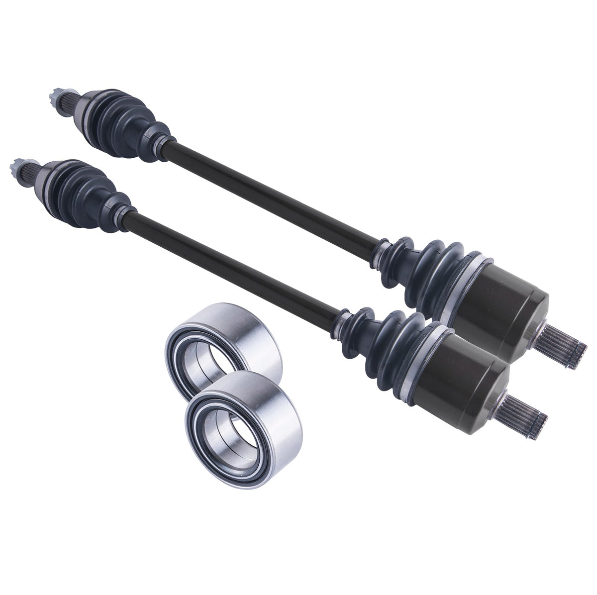 Polaris Brutus Ranger Front Differential Axles & Wheel Bearings Bundle