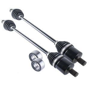 Polaris Rzr Front Cv Axles & Wheel Bearings Set 1000 Xp