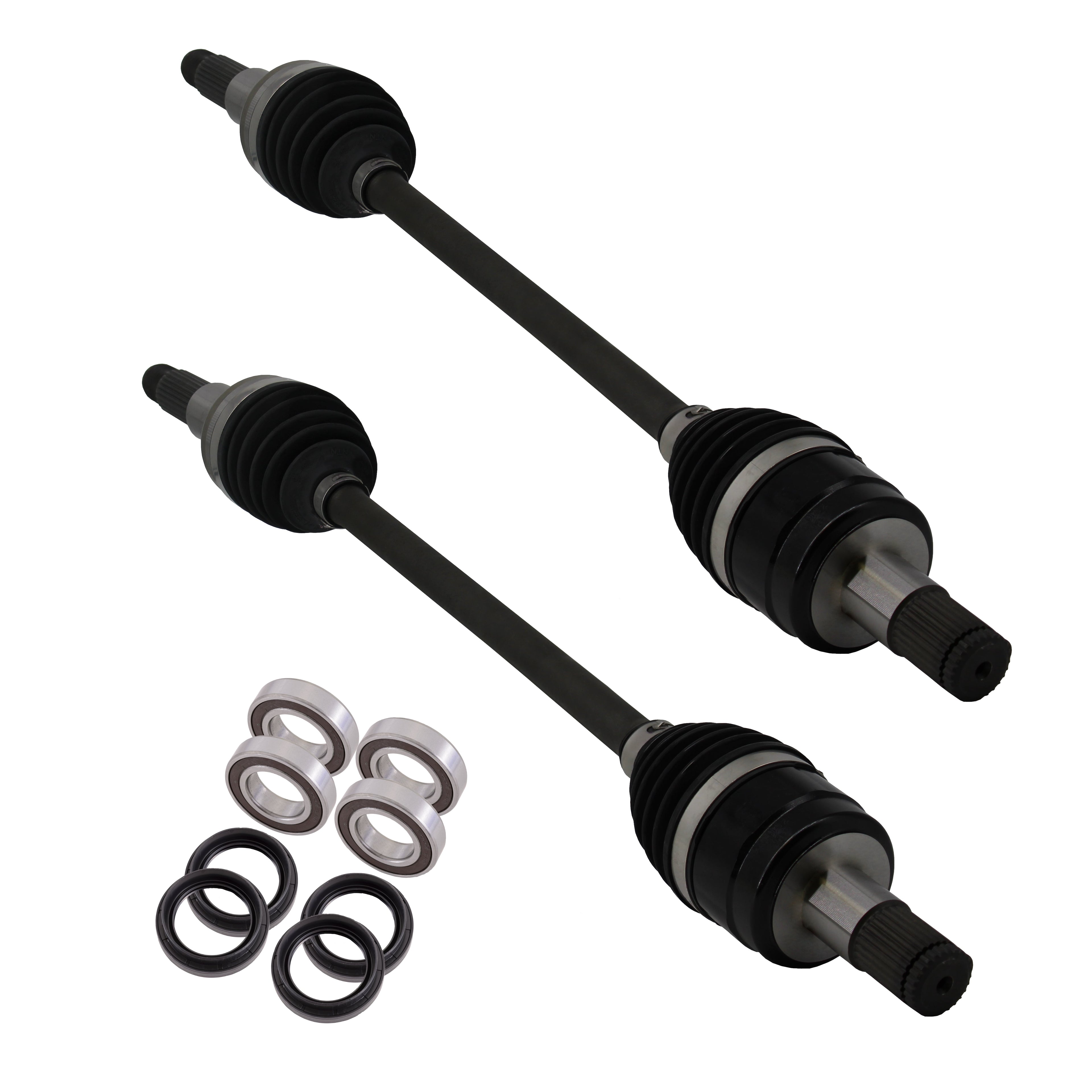Yamaha Wolverine X4 / X2 Front Cv Axle & Wheel Bearing Set Bg4-2518F-00-00